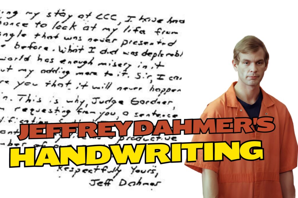Jeffrey Dahmer's Handwriting
